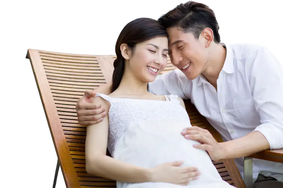 Happy expecting parents